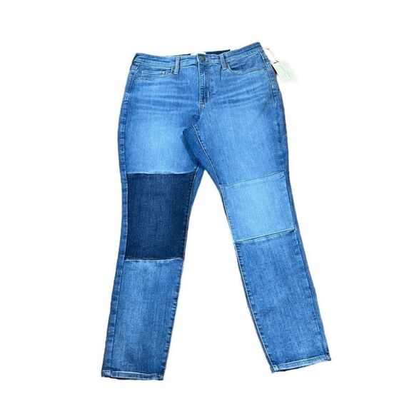 Universal Thread High Rise Skinny Denim Jeans With Patch, Size 12, NWT - Picture 3 of 12